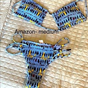 Rouched Amazon bikini